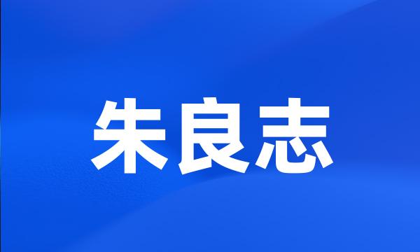 朱良志
