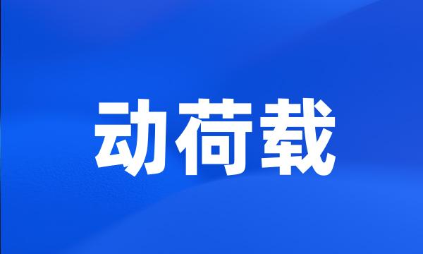 动荷载
