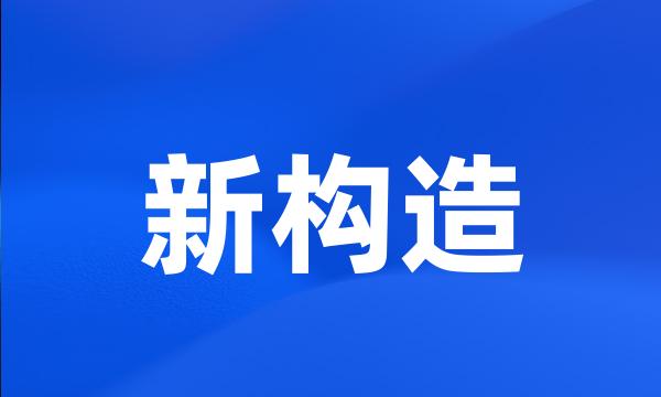 新构造