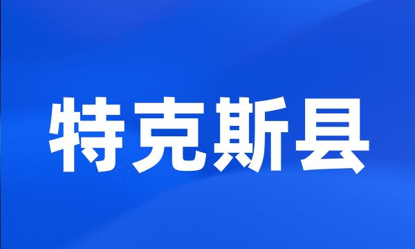 特克斯县