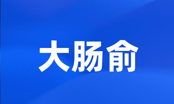 大肠俞