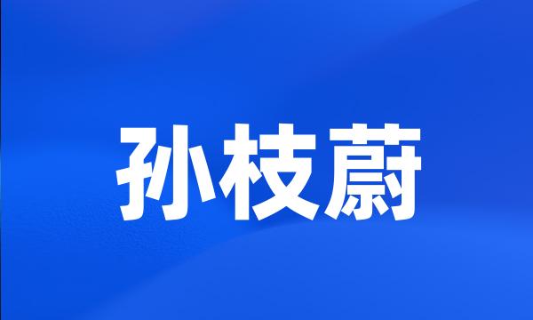 孙枝蔚