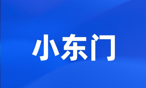 小东门