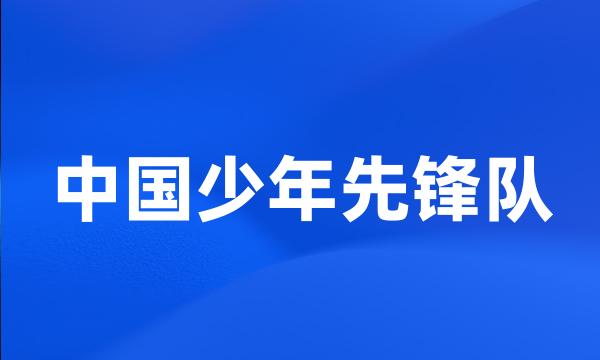 中国少年先锋队