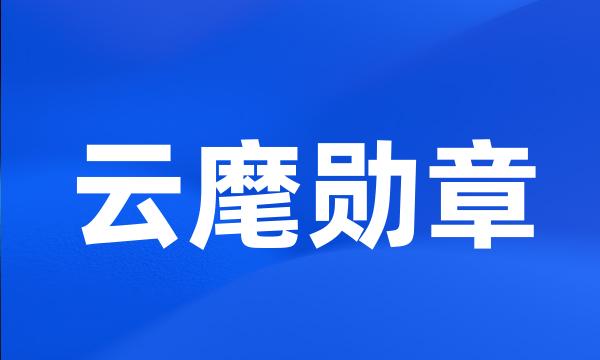 云麾勋章