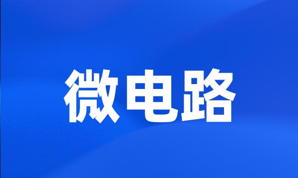 微电路