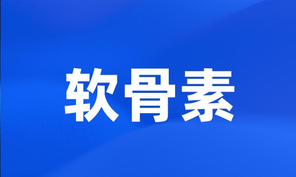 软骨素