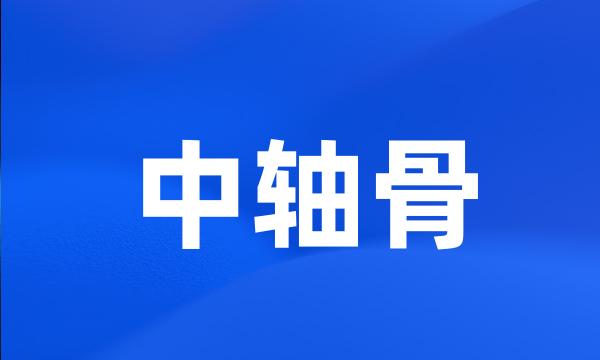 中轴骨