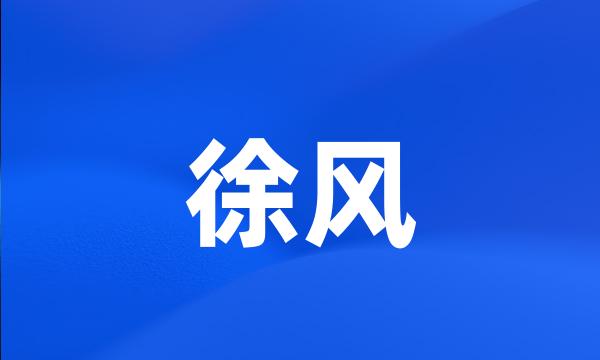徐风