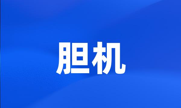 胆机