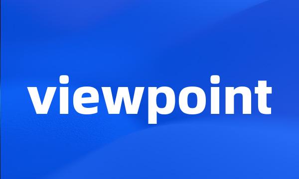 viewpoint