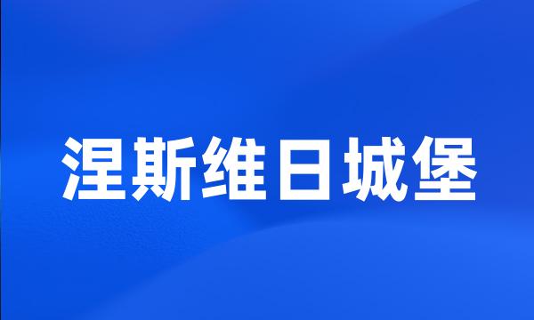 涅斯维日城堡