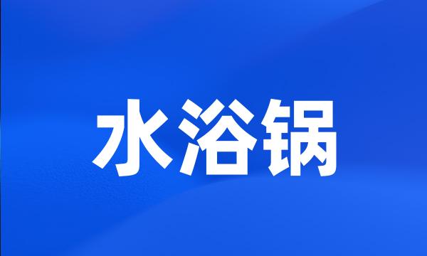 水浴锅