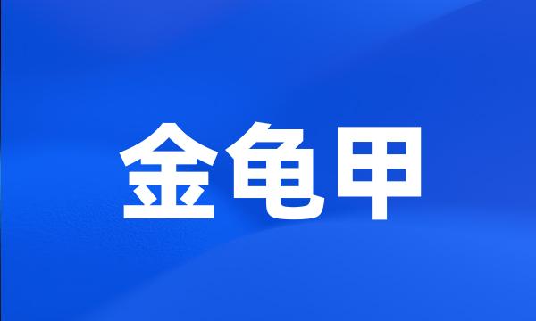 金龟甲