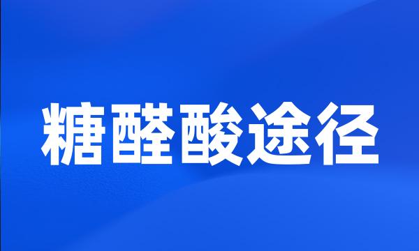 糖醛酸途径