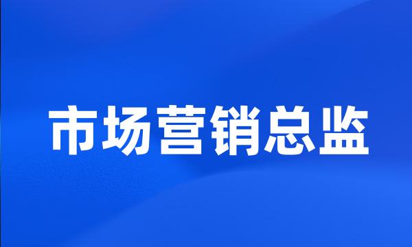 市场营销总监