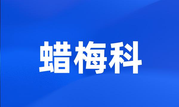 蜡梅科