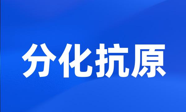 分化抗原