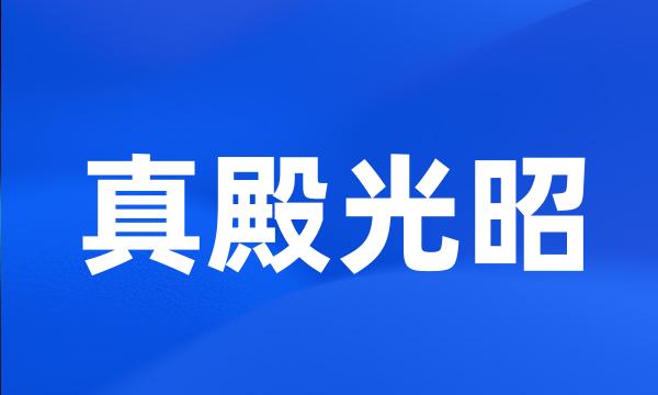 真殿光昭
