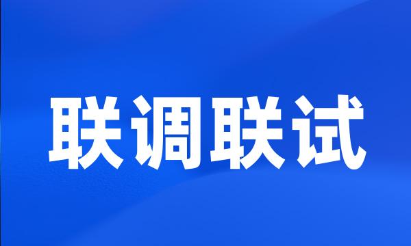 联调联试