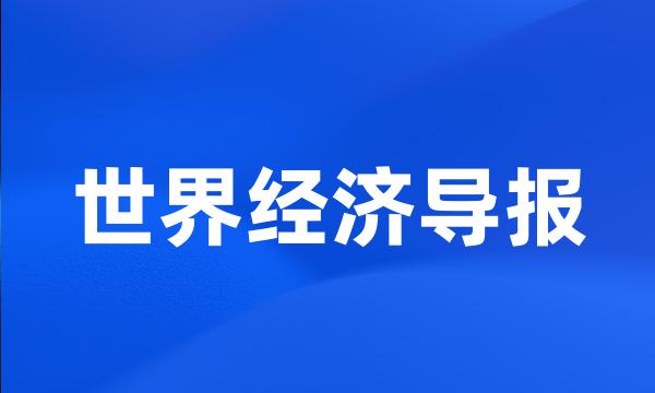 世界经济导报