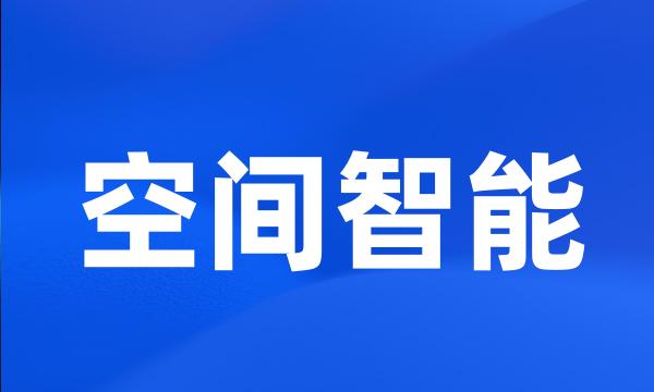空间智能