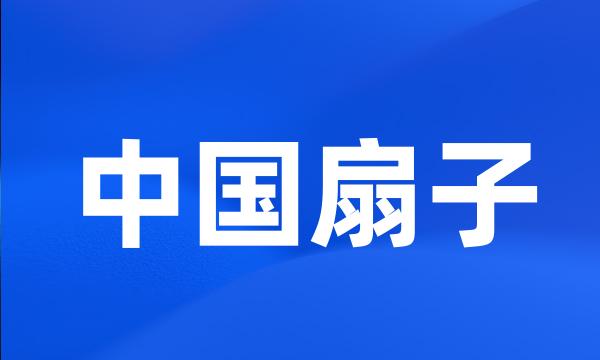 中国扇子