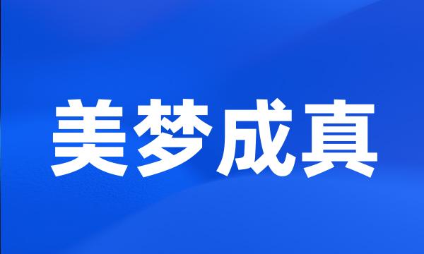 美梦成真