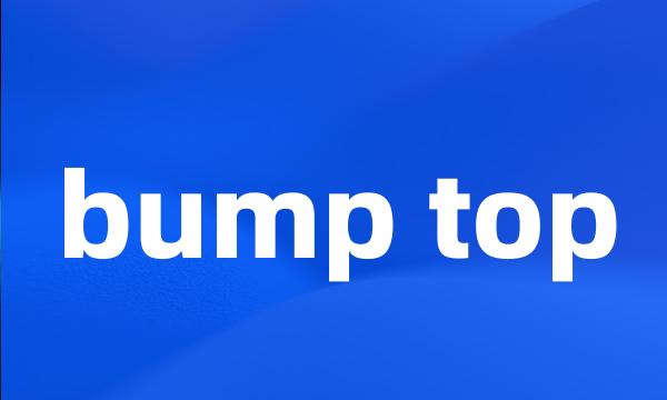 bump top