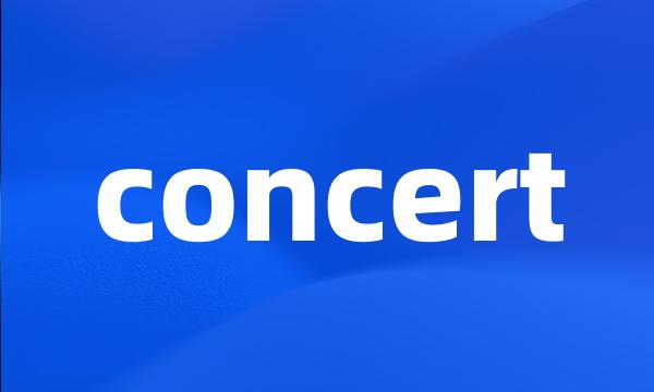 concert