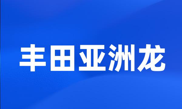 丰田亚洲龙