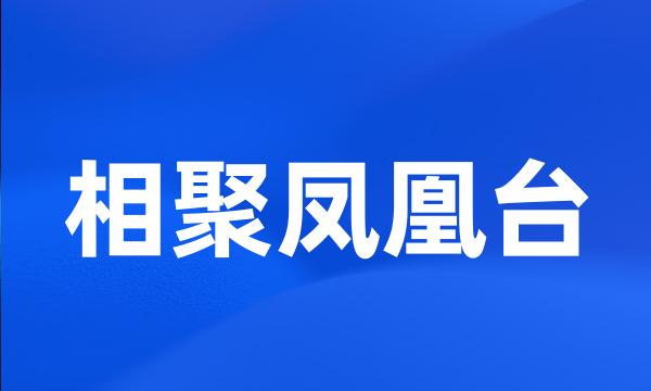 相聚凤凰台