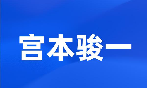 宫本骏一