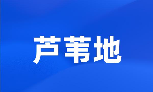 芦苇地