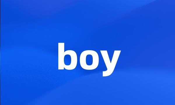 boy