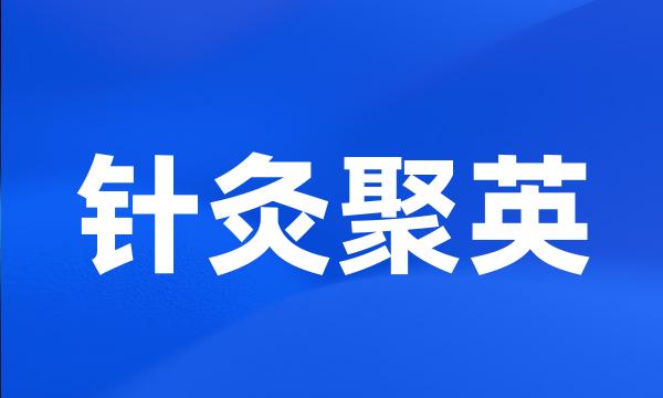 针灸聚英