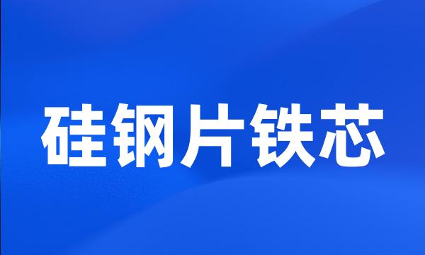 硅钢片铁芯