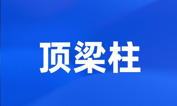 顶梁柱