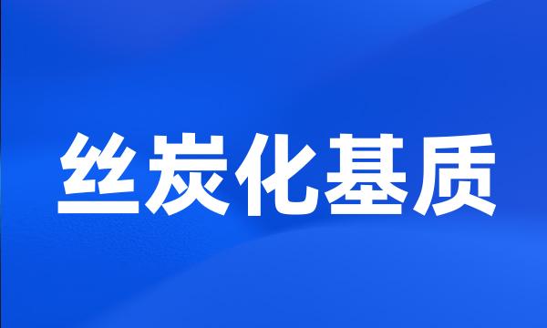 丝炭化基质