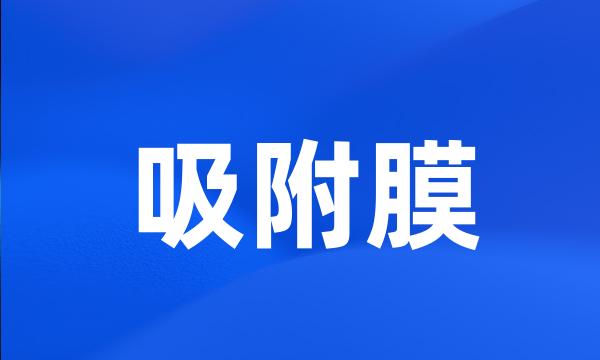 吸附膜