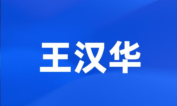 王汉华