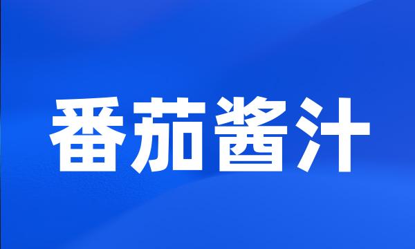 番茄酱汁