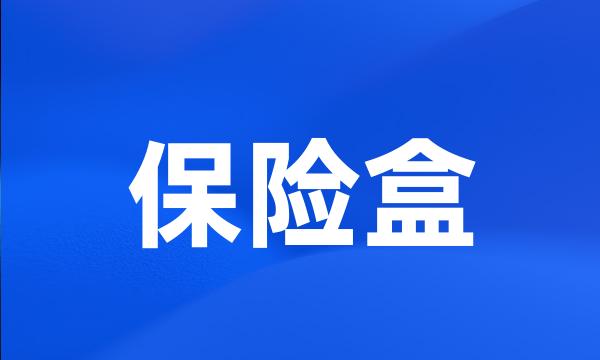 保险盒
