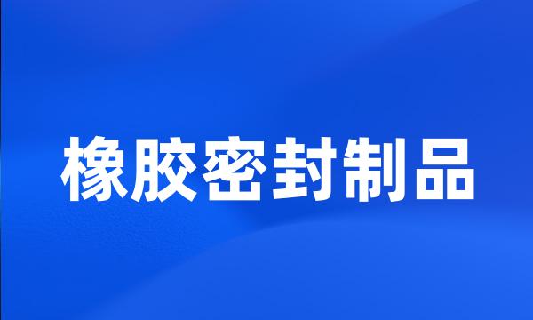 橡胶密封制品