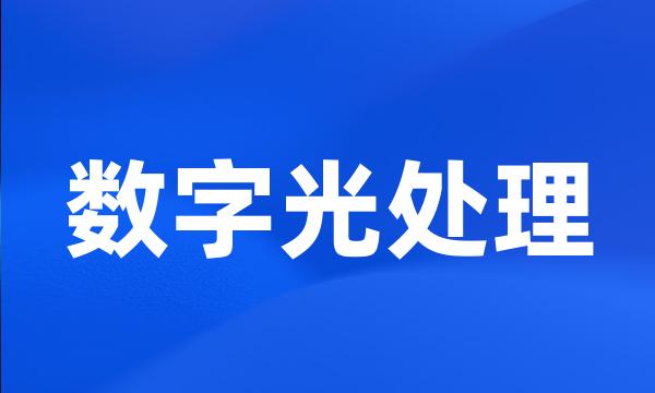 数字光处理