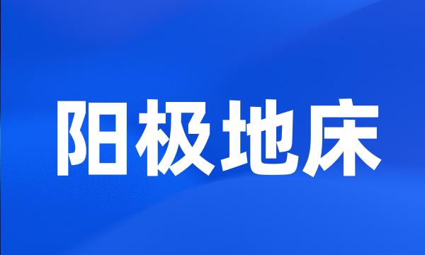 阳极地床