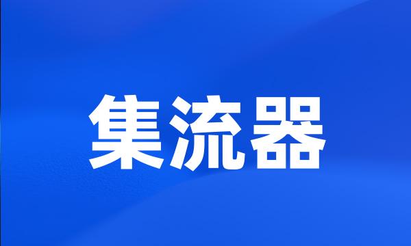 集流器