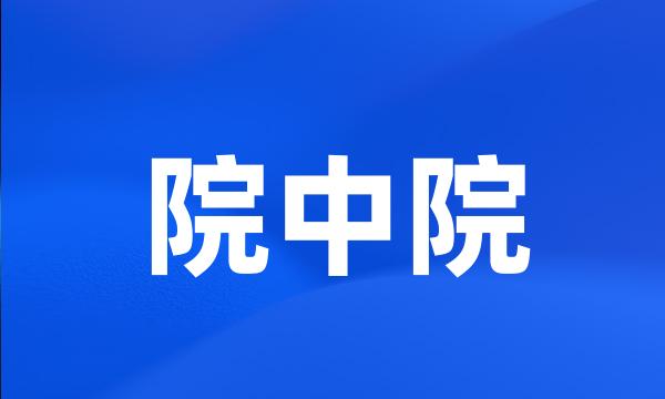 院中院