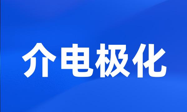 介电极化