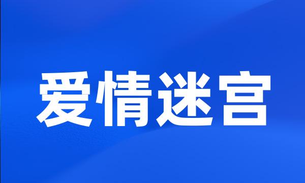 爱情迷宫